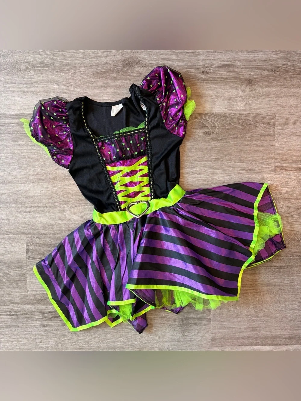 Little girls Halloween pretty poison witch costume dress